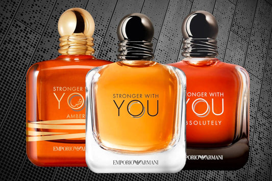 Tutti e 6 i profumi Armani Stronger With You a confronto