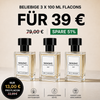 3X 50ml Parfümflaschen
