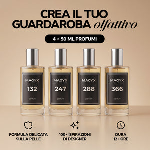 4 flaconi di profumo da 50 ml