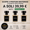 Profumi Misteriosi – 3X 100ml Flaconi di profumo