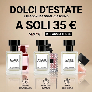 Dolci d'Estate – 3 flaconi di profumo da 50 ml