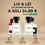 Lui & Lei – 2 flaconi da 50 ml di profumo