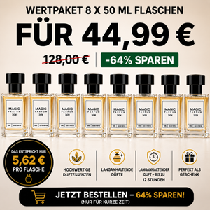 8X 50ml Parfümflaschen