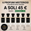 Profumi Misteriosi – 6 flaconi da 50 ml di profumo