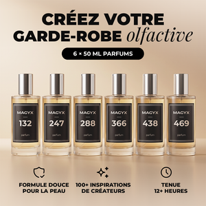 6 X 50ml Perfume Wardrobe